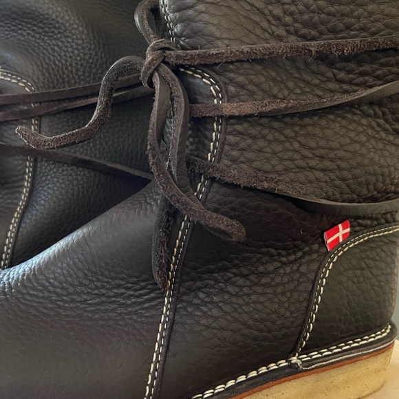 Duckfeet Silkeborg tall leather shearling wool winter boots size 39 new in box - Picture 11 of 16